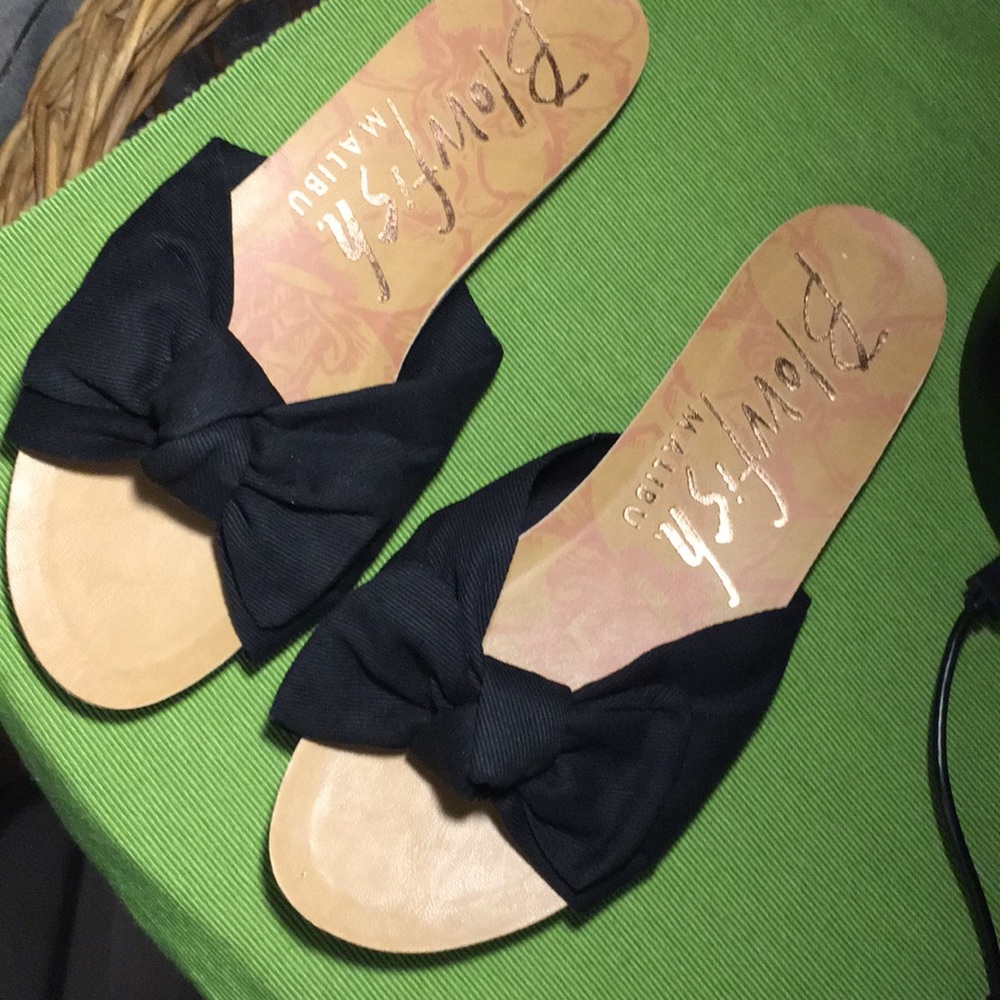 Restocked 🖤Blowfish 🐡 Black Slip ons Sanda… - Picture 4 of 9